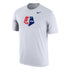 NWSL Nike Logo Tee in White- Front View