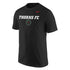 Portland Thorns Nike Team Tee in Black- Front View
