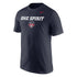 Washington Spirit Nike Team Tee in Blue- Front View