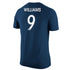 Lynn Williams Name and Number Tee in Navy - Back View