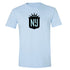 NJ/NY Gotham Logo Tee in Blue - Front View
