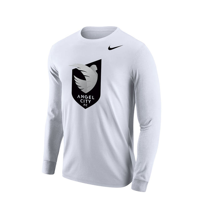 Angel City Nike Unisex Armour Emblem Black Long Sleeve Shirt – Angel City FC