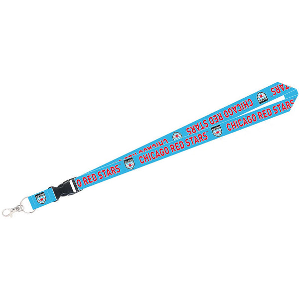 Chicago Red Stars Lanyard in Blue - Full View