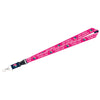 San Diego Wave Lanyard in Pink - Front View