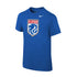 Ol Reign Youth Nike Logo Tee in Blue- Front View