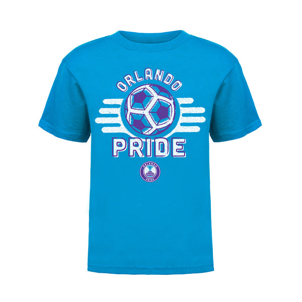 Orlando Pride Youth Tee in Blue - Front View