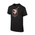 Angel City Youth Nike Core Tee in Black - Front View