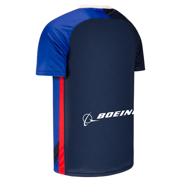 Ol Reign 10th Anniversary Unisex Jersey in Blue- Back View